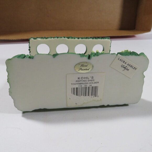 Kohl's Laura Ashley Fence Floral Garden Daisies Toothbrush Holder (pen holder) - Picture 11 of 12